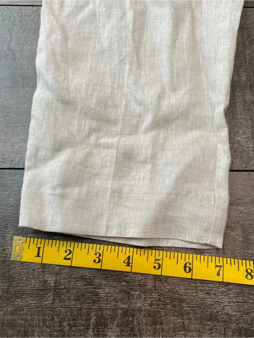 Men's Linen Dress Pants - Cream Lightweight Trousers